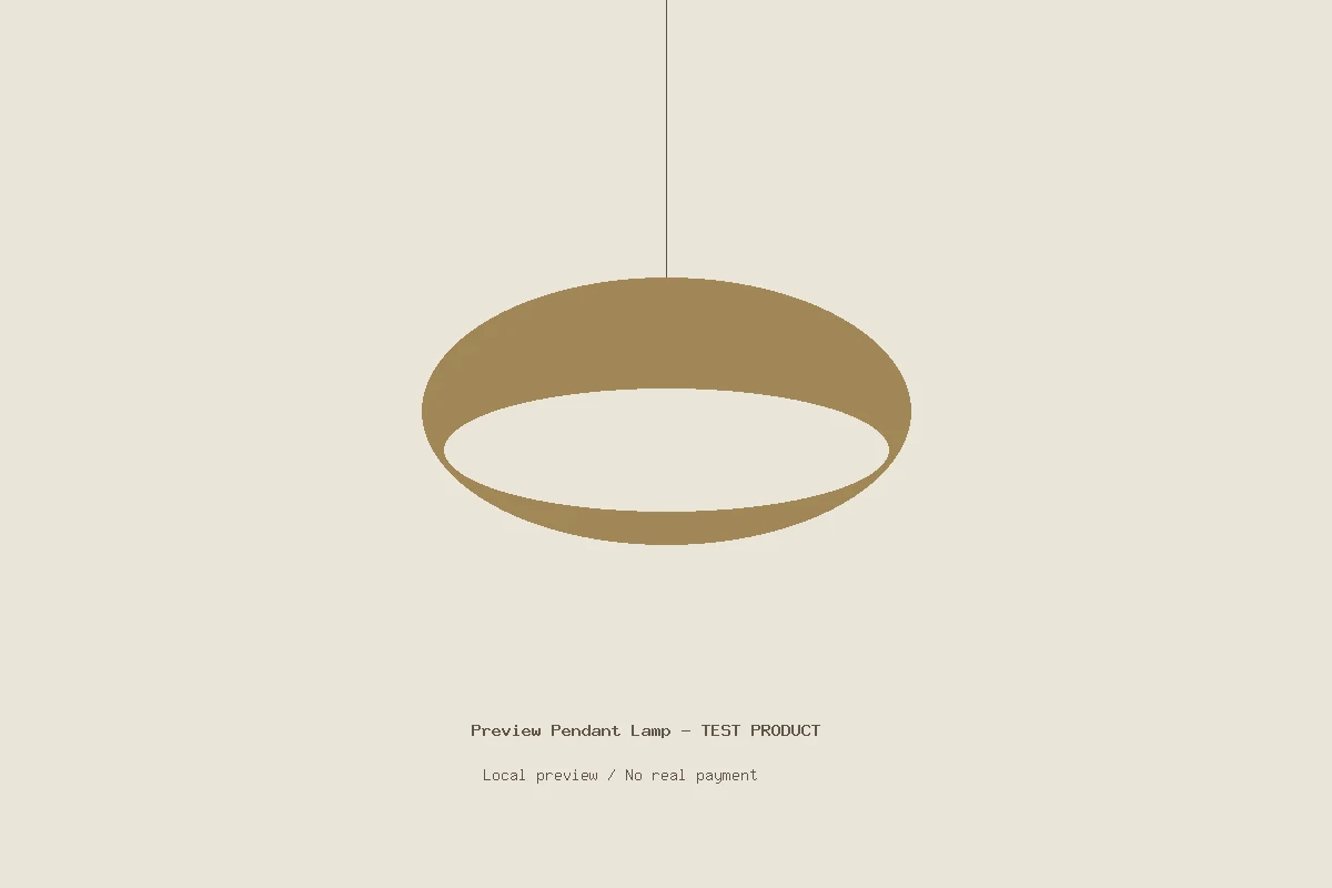 Preview Pendant Lamp — synthetic preview